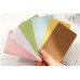 (MOQ≥200)Coloured brown paper thickened small card English word card White blank greeting card diy doodle note postcard